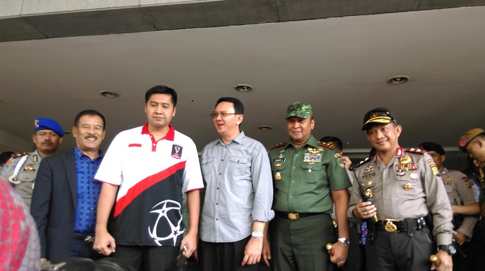 Ahok, Ridwan Kamil, Kapolda dan Pangdam Rapat Tertutup di Polda Metro