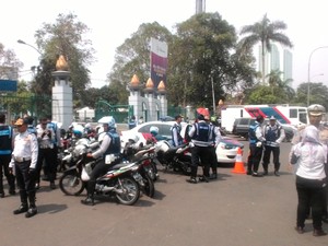 Begini Pengaturan Lalin Sekitar GBK Jelang Final Piala Presiden