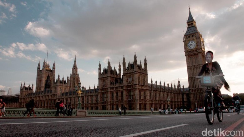 Big Ben, London, Inggris Ilustrasi kota London, Inggris