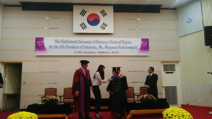 Terima Doktor Honoris Causa, Megawati: Ini untuk Rakyat Indonesia