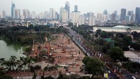 Ditempat inilah nantinya rencana calon apartemen DPR berdiri dengan megahnya. (FILE FOTO: Rengga Sancaya/detikcom)