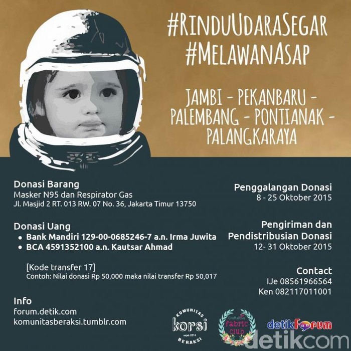 Ayo Bergabung! Detikers Galang Baksos Melawan Asap