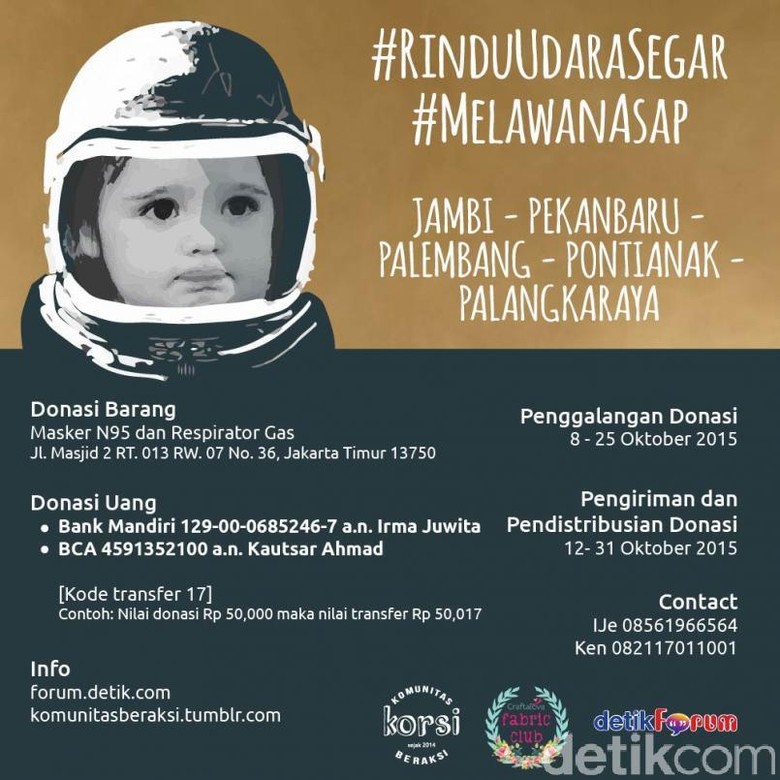 Ayo Bergabung! Detikers Galang Baksos Melawan Asap Ayo Bergabung! Detikers Galang Baksos Melawan Asap