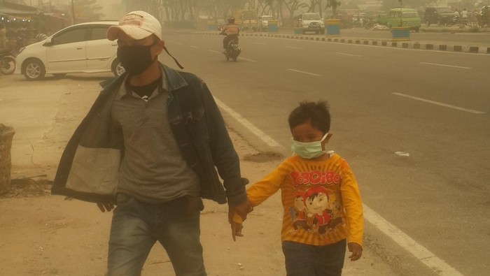 Asap Menguning, Orang Tua Protes Diknas Pekanbaru yang Minta Murid Tetap Sekolah