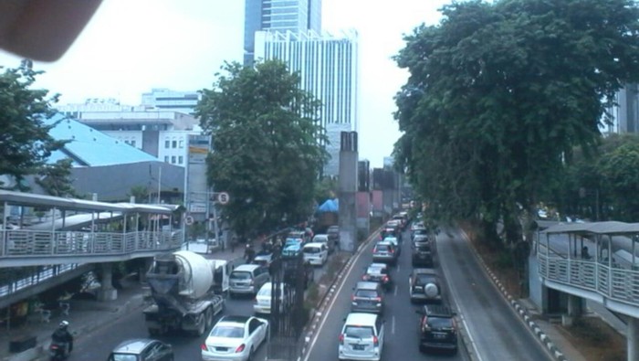 Macet di Rasuna Said Juga Disebabkan Banyak Pengendara yang Putar Balik