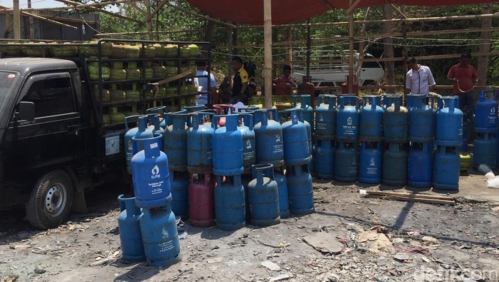 Pabrik Gas Oplosan di Cibitung Bekasi Digerebek, Ribuan Tabung Disita