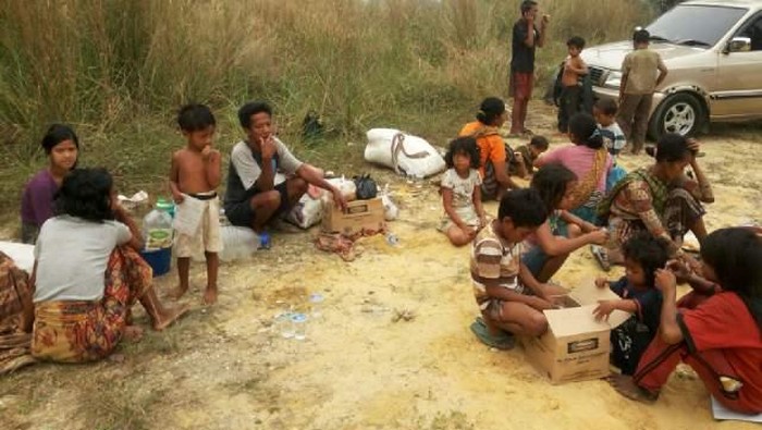 Taman Nasional di Jambi Terbakar, Anak-anak Orang Rimba Sakit