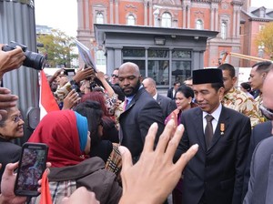 Jokowi Istirahat di Blair House, Lalu Berdialog dengan WNI di Wisma Tilden