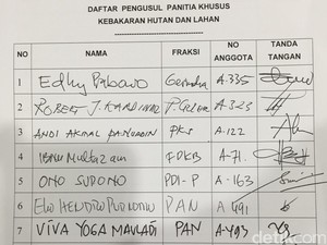 57 Anggota DPR Teken Usulan Pembentukan Pansus Kebakaran Hutan