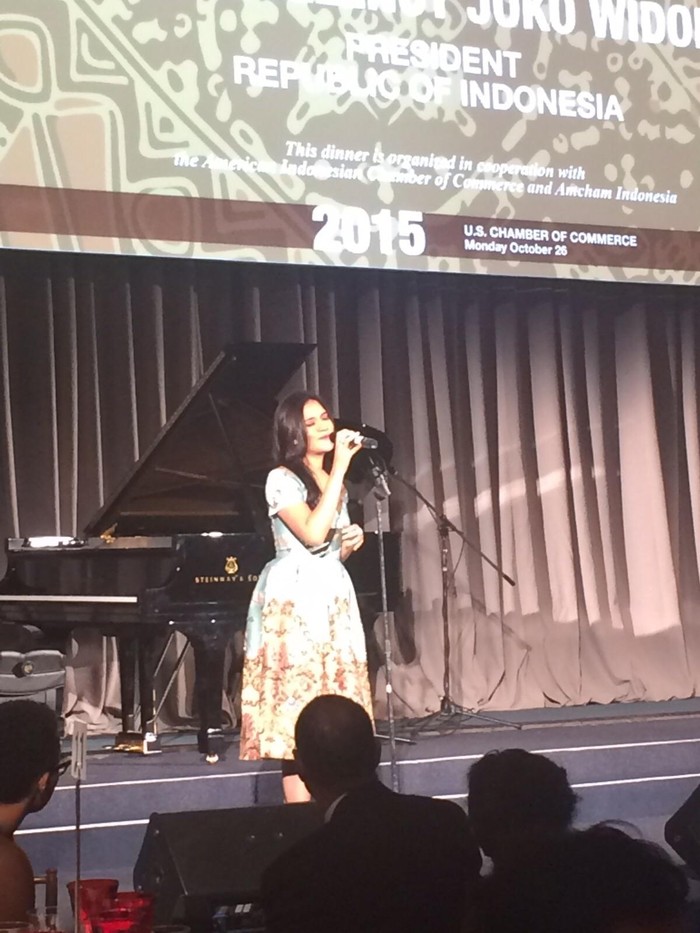 Raisa dan Joey Alexander Meriahkan Gala Dinner Jokowi di Washington DC