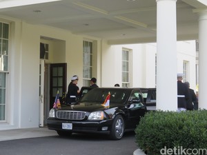 Temui Obama, Presiden Jokowi Tiba di White House