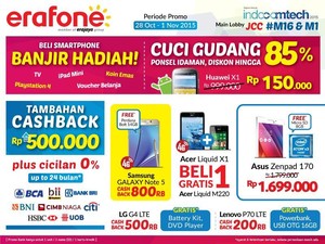 Erafone Indocomtech15 pusat Gadget Berkualitas Harga Asyik!