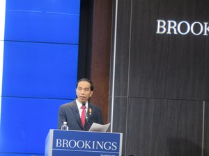 Di Brookings Institute, Jokowi Bicara Soal Islam yang Selaras dengan Modernitas