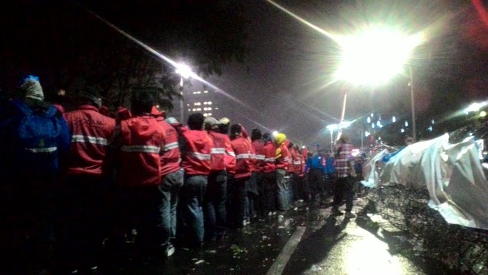 Bubarkan Massa Buruh, Ada 11.000 Personel Gabungan yang Diterjunkan