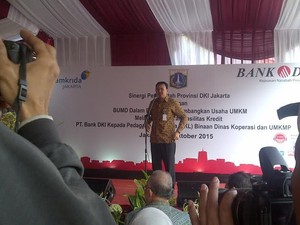 Luncurkan Kredit Monas25, Ahok Beri Pedagang UMKM Modal Rp 10 Juta