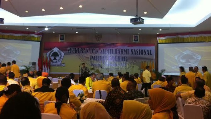 JK Datangi Silatnas Golkar, Akan Beri Pidato Pemersatu untuk Kader
