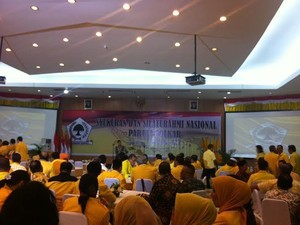 JK Datangi Silatnas Golkar, Akan Beri Pidato Pemersatu untuk Kader