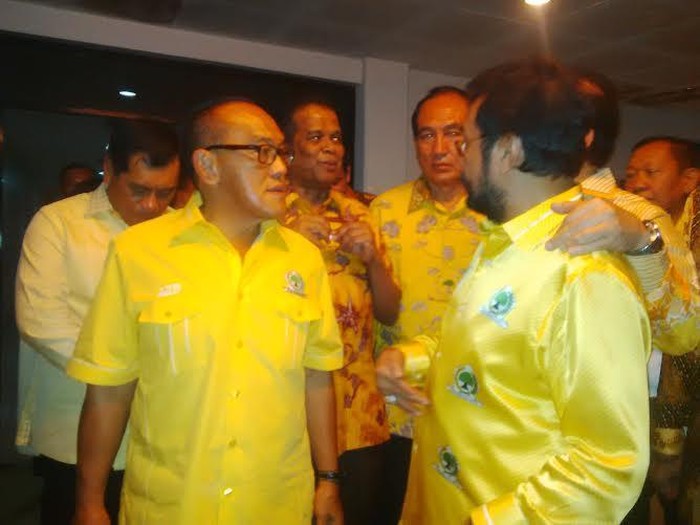 Momen Keakraban Yorrys dan Ical Cs Usai Silatnas Golkar
