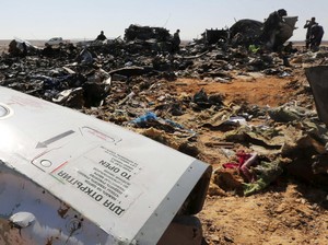 Israel Juga Yakin Pesawat Maskapai Rusia Jatuh karena Bom