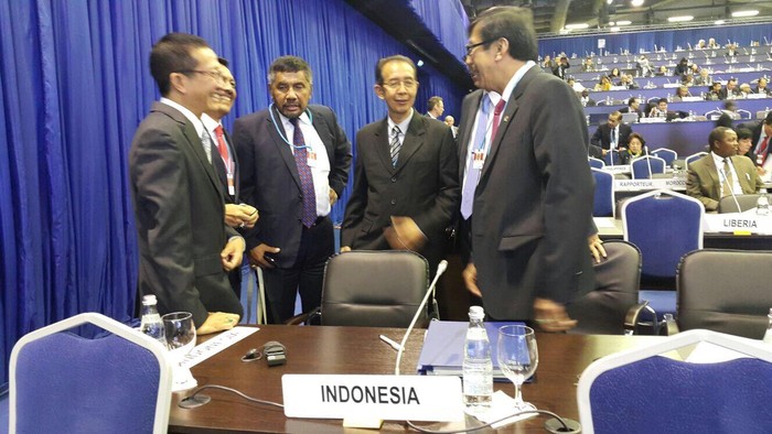 Bertemu Delegasi UNCAC, Menkum Bicara Pentingnya Koordinasi Penegak Hukum