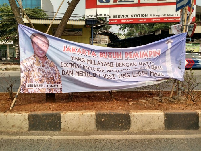 Ada Spanduk Nur Mahmudi Pemimpin Jakarta di Arena Mukernas PKS