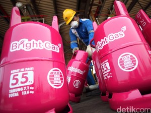 Harga Perdana Bright Gas 5,5 Kg Turun Jadi Rp 270.000/Tabung