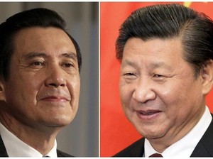 Pemimpin China dan Taiwan Berjabat Tangan dalam Pertemuan Bersejarah