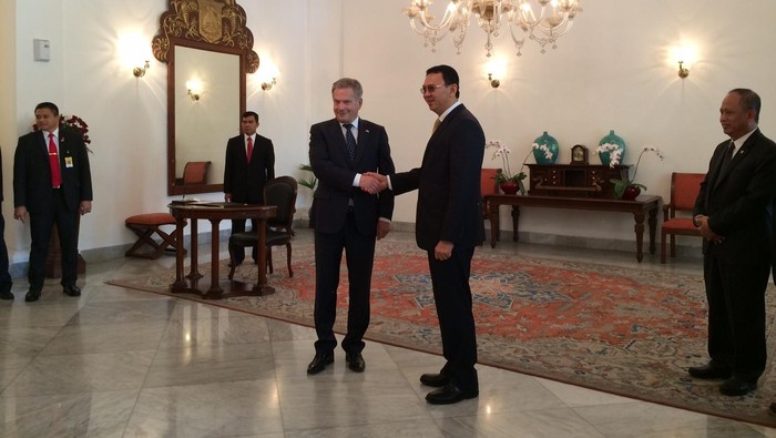 Bertemu Presiden Finlandia, Ahok Buka Kerja Sama Kelola Limbah dan Sampah