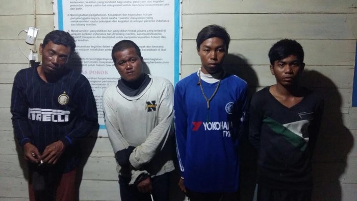 4 Nelayan yang Rusak Terumbu Karang Diamankan Polair Polres Pangkep