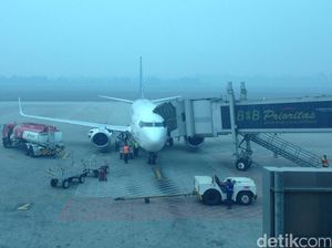 Penerbangan di Palembang Ditunda Sejak Jam 6 Pagi
