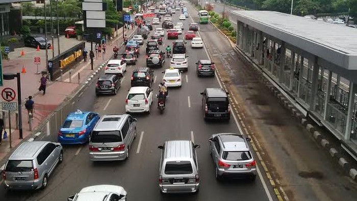Kondisi Bundaran HI dan Sekitarnya Usai Hujan, Tak Ada Genangan