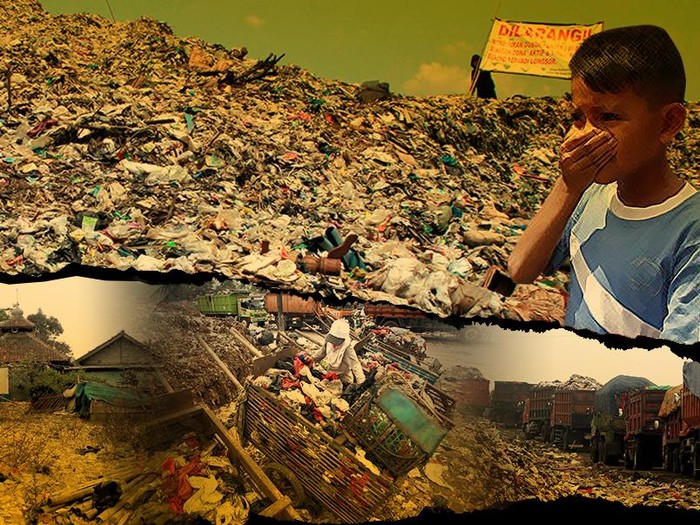 Ilustrasi Pencemaran Sampah