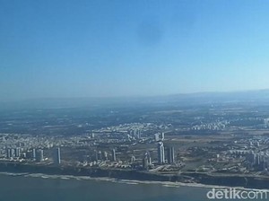 Melihat Wilayah Israel dan Palestina dari Udara