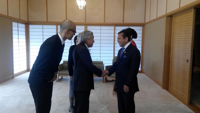 Ketua DPR Lakukan Kunjungan Kehormatan ke Kaisar Jepang Akihito