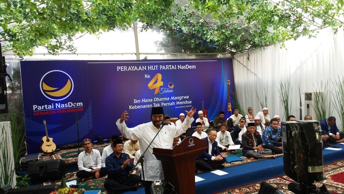 HUT ke-4 Partai NasDem, Surya Paloh Undang 1.000 Anak Yatim