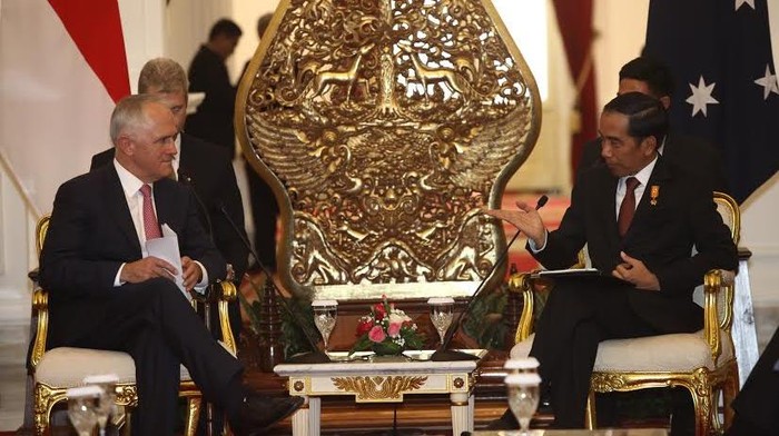 Jokowi ke PM Turnbull: Terima Kasih Atas Bantuan Penanganan Asap
