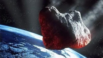 6. Asteroid 2019 UO yang berukuran 250-560 meter akan mendekati Bumi pada 10 Januari 2020. Dengan kecepatan 33,8 ribu km/jam, asteroid ini akan mendekati Bumi dan terpisah jarak sebesar 4,5 juta km. Foto: NASA
