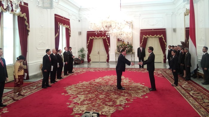 Presiden Jokowi Terima Kredensial dari Dubes Korea Utara Hingga Uni Eropa