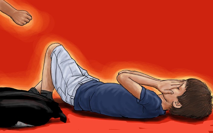 Ilustrasi kekerasan anak Bullying