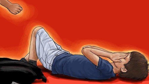 Ilustrasi kekerasan anak Bullying