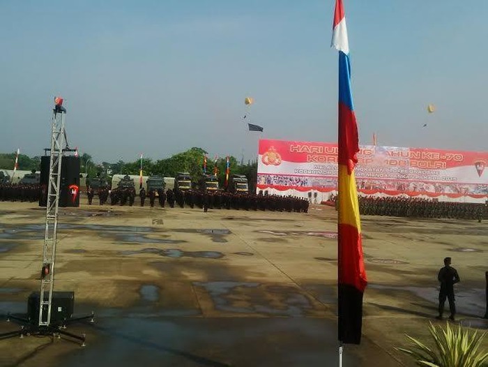 HUT ke 70 Korps Brimob, Kapolri: Teladani Semangat Juang Komjen M Jasin