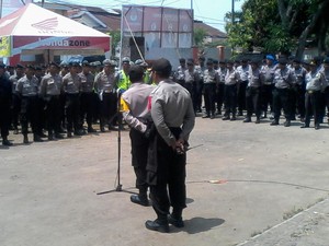 Siaga Satu, 2.600 Personel TNI-Polri Amankan KPU Mojokerto