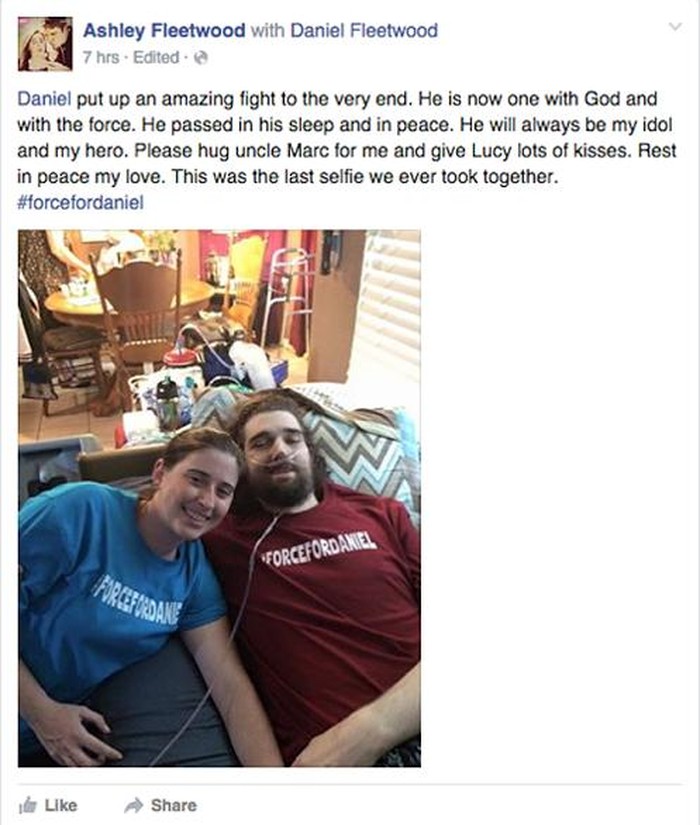 Permintaan Terpenuhi, Pasien Kanker Langka Ini Meninggal Usai Nonton Star Wars