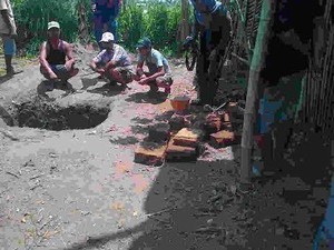 Batu Bata di Lahan Warga Blitar Peninggalan Kerajaan Kadiri