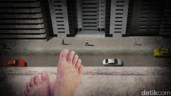 Ilustrasi bunuh diri dari atas gedung