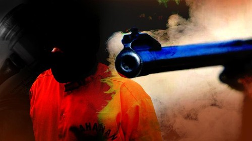 Ilustrasi penembakan