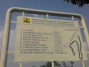 Situ di Bogor Direvitalisasi untuk Tampung Air Sungai Sebelum ke Jakarta