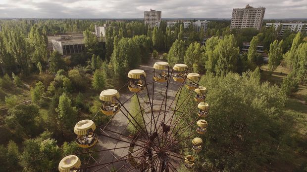 Kota Pripyat, Ukraina.