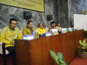 Fraksi Golkar Gelar Seminar di DPR, Novanto Tak Terlihat
