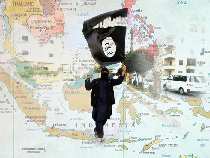 Ilustrasi ISIS dan pengaruhnya di Indonesia.